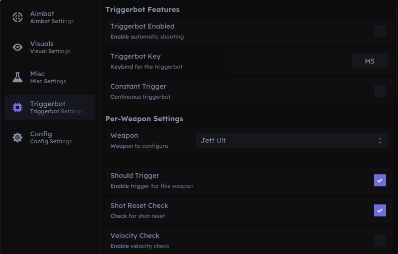Triggerbot Settings